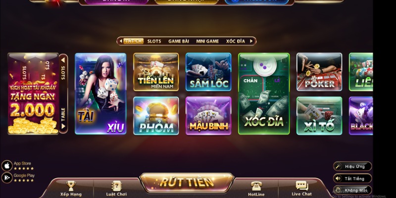 Tất cả các trò chơi được cung cấp trong mục trò chơi trực tuyến đều được xếp hạng Ga6789 - Ga6789