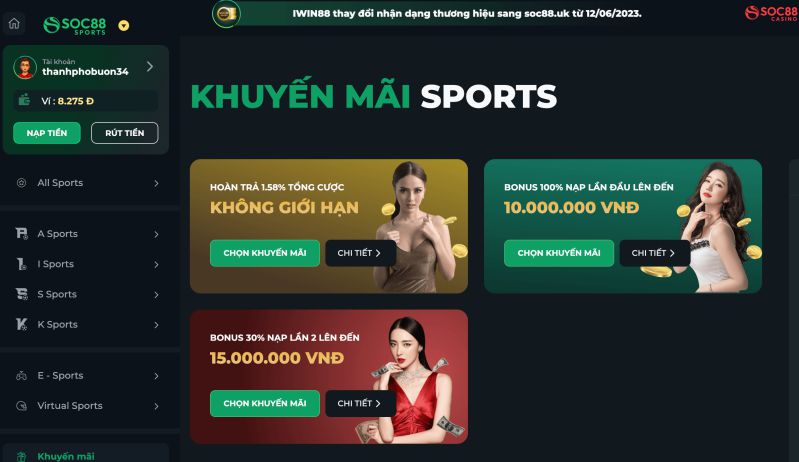 Các loại hình cá cược nổi bật trên trang web D9bet Gaming - D9bet